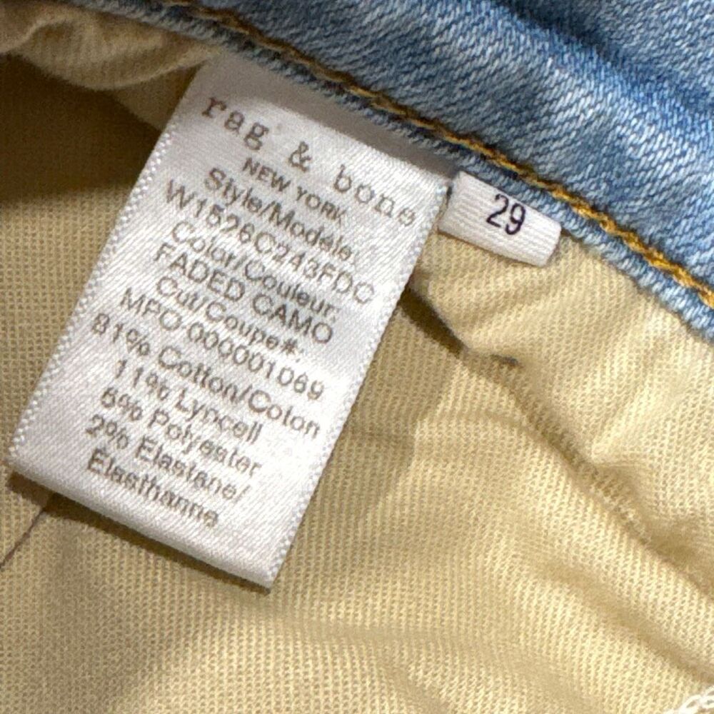 Rag & Bone Cate mid rise ankle skinny jeans size 29 - Picture 5 of 7